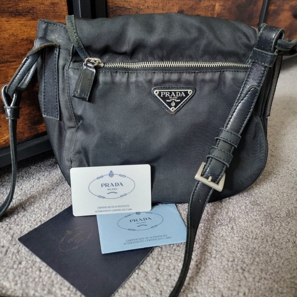 🟢Final Price!! Authentic Prada nylon bag black